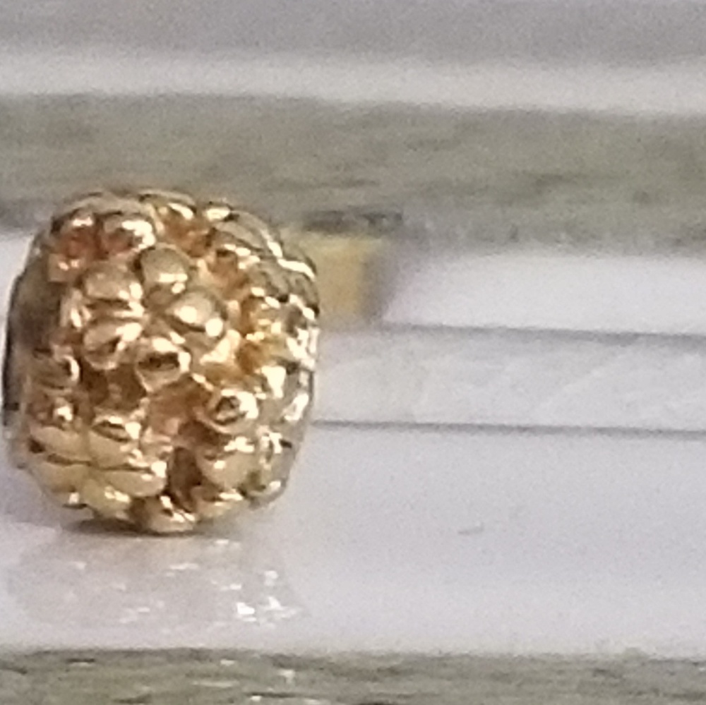 Gold pandora charm